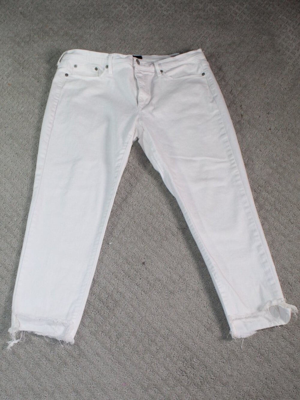 Banana Republic Size 31/12 Sculpt Skinny Cream Denim Jeans